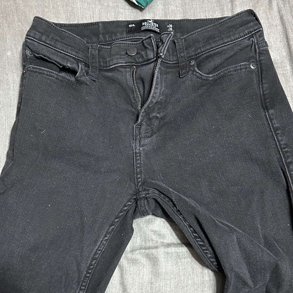 Hollister Men's Dark Gray Skinny Jeans